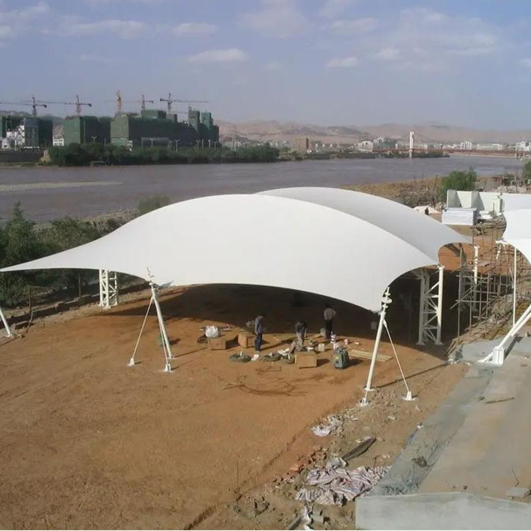 文山膜结构汽车棚